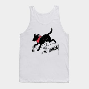 Negro Matapacos Riot Dog - Protest, Fare Evasion, Street Art Tank Top